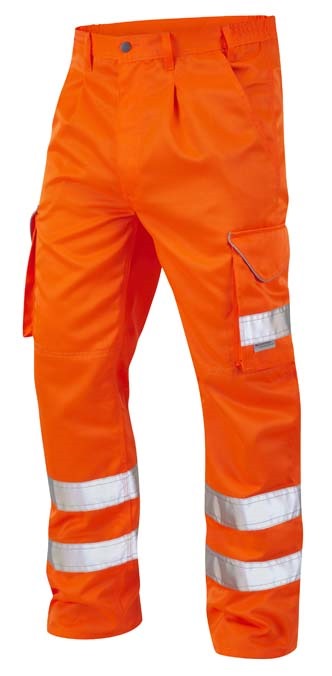 LEO WORKWEAR BIDEFORD ISO 20471 Cl 1 Poly/Cotton Cargo Trouser